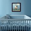 "Sherlock the Sheep" by Bonnie Mohr, Ready to Hang Framed Print, Black Frame - as Pic