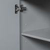 36" Bathroom Vanity with Sink Combo, One Cabinet and Six Drawers, Solid Wood and MDF Board, Grey - as Pic