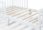 Jax Toddler Bed White - as Pic