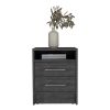 Nightstand Cartiz, Bedroom, Smokey Oak - Smokey Oak
