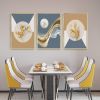 Framed Canvas Wall ArtOil Paintings Impressionism Aesthetic Prints Canvas Paintings for Living Room Bedroom Office Home; 3 Panels - 16*24