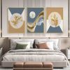 Framed Canvas Wall ArtOil Paintings Impressionism Aesthetic Prints Canvas Paintings for Living Room Bedroom Office Home; 3 Panels - 16*24