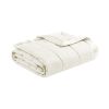 Oversized Down Alternative Blanket with Satin Trim - as Pic