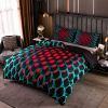 3pcs Y2K Stereoscopic Dense Holes Pattern Bedding Set; Colorful Duvet Cover Set (Without Quilt) - Full