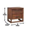 Lofton - 4 Piece Queen Bedroom Set - Brown - as Pic