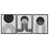 3-piece Framed Canvas Wall Art Set - as Pic