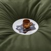 Boho Comforter Set, Boho Bedding set with Pom Poms Fringe Design, 1 Aesthetic Comforter and 2 Pillowshams - Olive Green - King