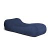 Jaxx Arlo Chaise Lounge Bean Bag Chair - Premium Chenille, Navy - Navy Blue - Chenille