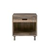 Solid Wood Nightstand - as Pic