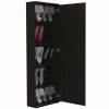 Cornwall 2-Piece Bedroom Set, Wall Mounted Shoe Rack and Dresser, Black, Mirror and Pine - as Pic