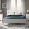 Modern White Solid Wood Full Platform Bed (old sku:WF283524AAK) - as Pic