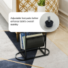 Acacia Oval Small Side Tables Living Room Small Space With Magazines Organizer Storage Space - as Pic