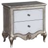 Antique Champagne 2-drawer Nightstand - as Pic