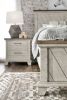 Bear Creek - Queen Bed - Whitewashed Gray - as Pic
