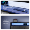 Full Bed Frame with Storage, Ergonomic Headboard, Bed Frame with 2 Storage Drawers, Built in Charging Station & LED, Outlets & USB, Full Size, Noise F
