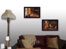 "Dear Diary Collection" 2-Piece Vignette By Lori Deiter, Printed Wall Art, Ready To Hang Framed Poster, Black Frame - as Pic