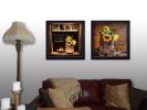 "Sunny Windows" 2-Piece Vignette by Robin-Lee Vieira, Black Frame - as Pic