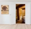"Living Life" by Bonnie Mohr, Printed Wall Art on a Wood Picket Fence - as Pic