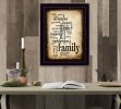 "Family" By Susan Boyle, Printed Wall Art, Ready To Hang Framed Poster, Black Frame - as Pic