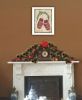 Trendy Decor 4U "Merry Mittens" Framed Wall Art, Modern Home Decor Framed Print for Living Room, Bedroom & Farmhouse Wall Decoration by Jill Ankrom -