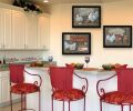 "Farmers Market Collection" 3-Piece Vignette By Pam Britton, Printed Wall Art, Ready To Hang Framed Poster, Black Frame - as Pic