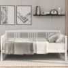 Modern Solid Wood Daybed, Multifunctional, Twin Size, White (Previous SKU: WF191899AAK) - as Pic