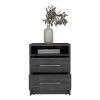 Nightstand Cartiz, Bedroom, Smokey Oak - Smokey Oak