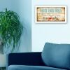 "Beach House Rules" By Mollie B., Printed Wall Art, Ready To Hang Framed Poster, White Frame - as Pic