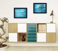 "Beach Life Collection" 2-Piece Vignette By Cindy Jacobs, Printed Wall Art, Ready To Hang Framed Poster, Black Frame - as Pic