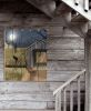"Sleepy Hollow Bridge" By Artisan Billy Jacobs, Printed on Wooden Picket Fence Wall Art - as Pic