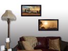 "Light of a New Day Collection" 2-Piece Vignette By Lori Deiter, Printed Wall Art, Ready To Hang Framed Poster, Black Frame - as Pic