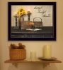 "Grateful, Thankful, Blessed" By Susan Boyer, Printed Wall Art, Ready To Hang Framed Poster, Black Frame - as Pic