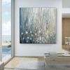 Oil Painting Handmade Hand Painted Wall Art Modern Gold Foil Tree Abstract  home corridor living room bedroom luxurious adornment painting - 80x80cm
