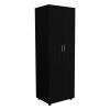 2 Piece Bedroom Set, London Armoire + Rioja 4 Drawer Dresser, Black - as Pic