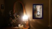 "Old Gray Mare" By Robin-Lee Vieira, Printed Wall Art, Ready To Hang Framed Poster, Black Frame - as Pic