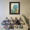 "Paris Blue II" By Ed Wargo, Printed Wall Art, Ready To Hang Framed Poster, Black Frame - as Pic