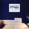"Blue Waves" by Lori Deiter, Ready to Hang Framed Print, White Frame - as Pic