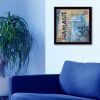 "Yoga Series - Namaste" By Debbie DeWitt, Printed Wall Art, Ready To Hang Framed Poster, Black Frame - as Pic