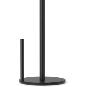 Premium Black Stainless Steel Countertop Paper Towel Holder With Weighted Base (Option: black)