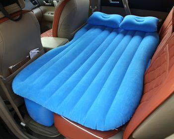 Car Inflatable Bed (Option: blue)