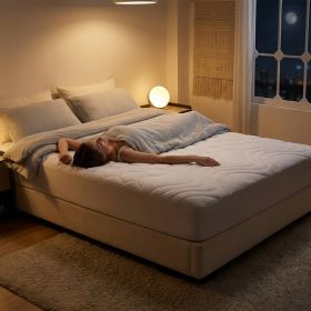 Premium Fitted Mattress Cover, Breathable Fitted Sheet, All Around Elastic Bed Protector For Home Use (Option: 60x80 inch-White)