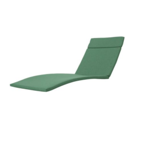 Two Salem Outdoor Lounge Chair Cushions, Lounge Chair Not Included. (Option: Army Green)