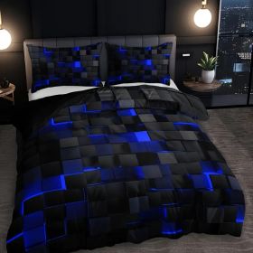 Abstract Grid Series Quilt Cover Digital Printing Bedding (Option: 6 Style-240 X210 Three Pieces)